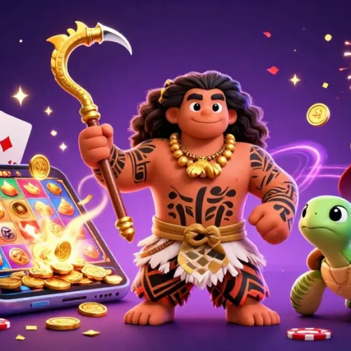 Engage with keonhacai5 and enjoy thrilling slot action amidst colorful characters and explosive game elements.